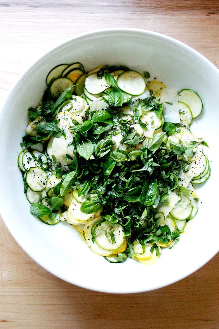 The Simple Secret to an Astounding Shaved Zucchini Salad